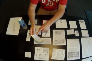 Paper Playtesting and Roleplaying as an NPC to design “The Irregular”